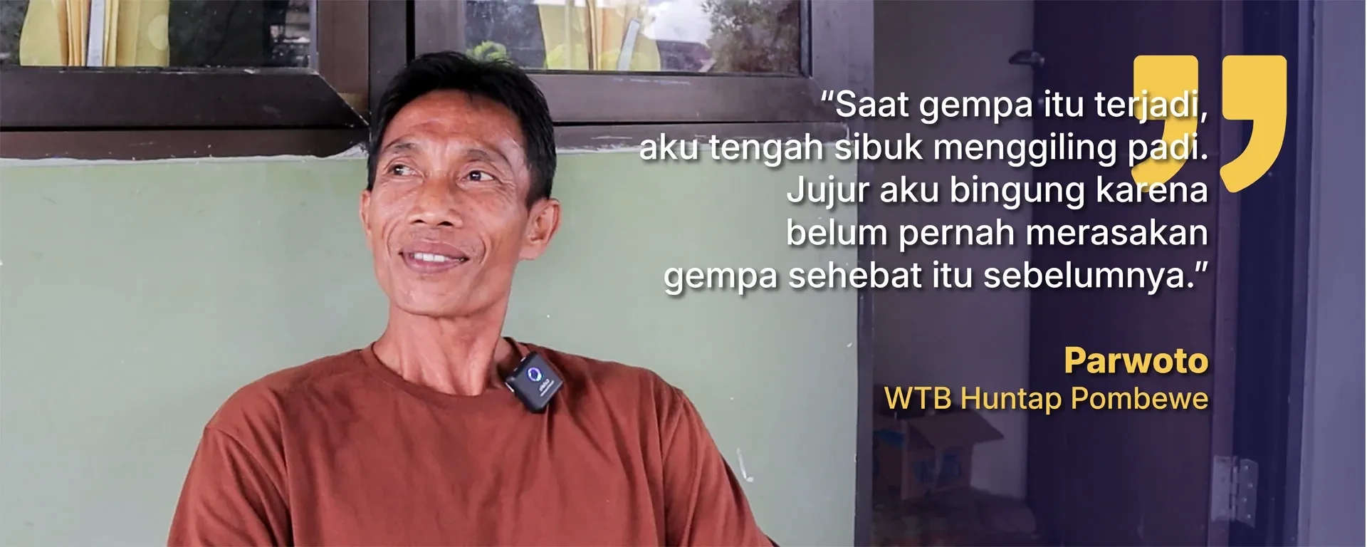 Dari Puing Reruntuhan Menuju Titik Terang; Kisah Inspiratif Penyintas di Huntap Pombewe