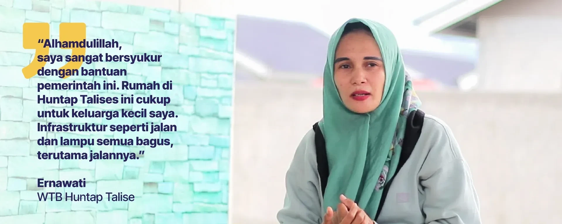 Harapan Erna di Huntap Talise yang Memesona